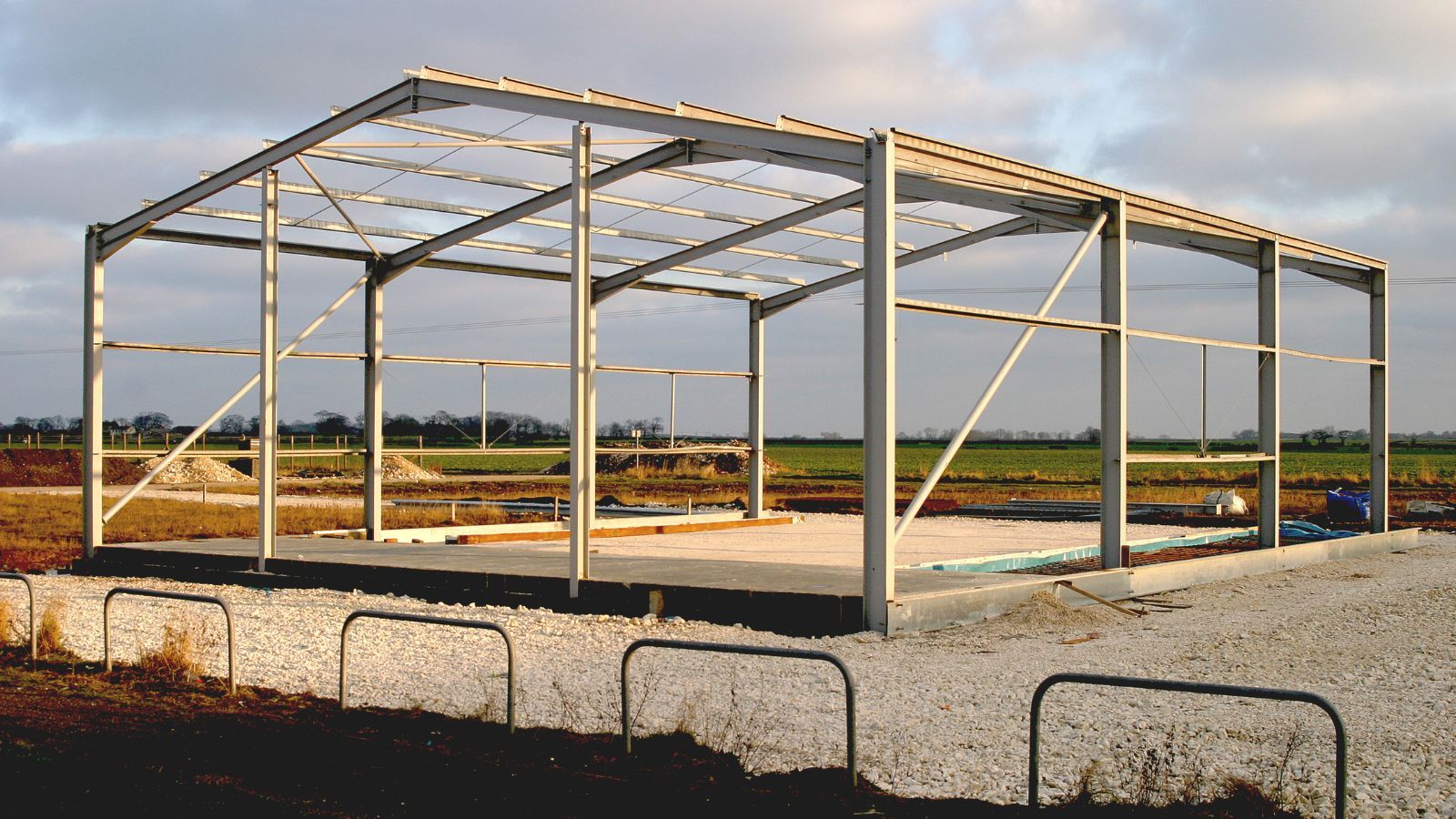 metal frame construction project
