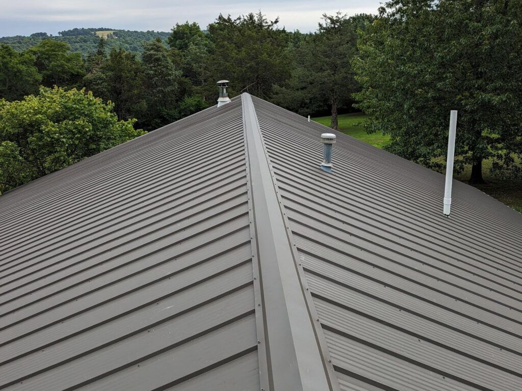 metal roofing project by yutzy construction 3
